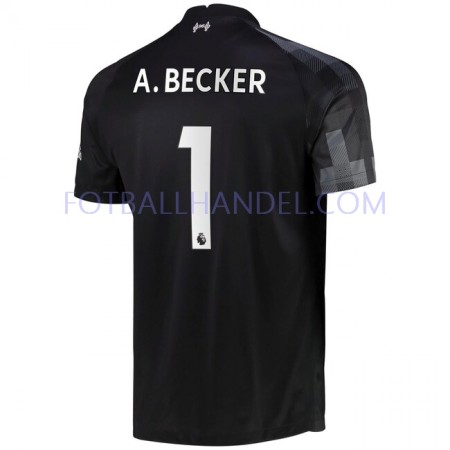 Herre Fotballdrakter Keeper Liverpool Alisson Becker 1 Tredje 2021-22 Kortermet